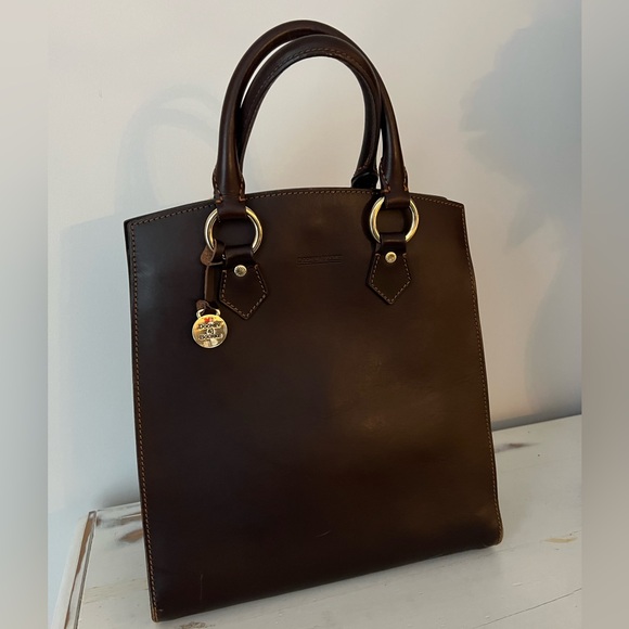 ALTO Dooney & Bourke (made in Italy) Tall Florentine Leather Tote - Picture 4 of 16